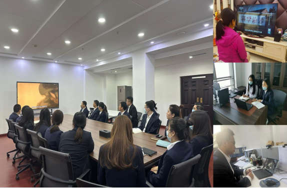 辽宁资产治理有限公司党支部收看纪录片 《大漠初心—彰武治沙群英纪事》